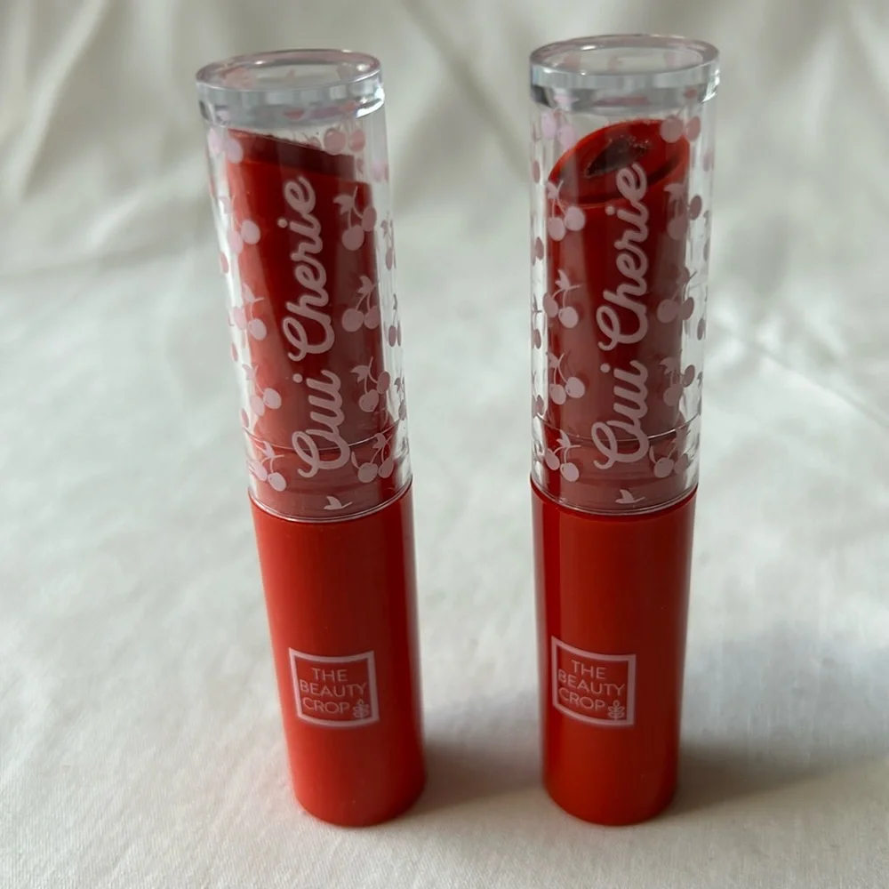 The Beauty Crop Oui Cherie Lipstick, Rouge and Nue- 2      New